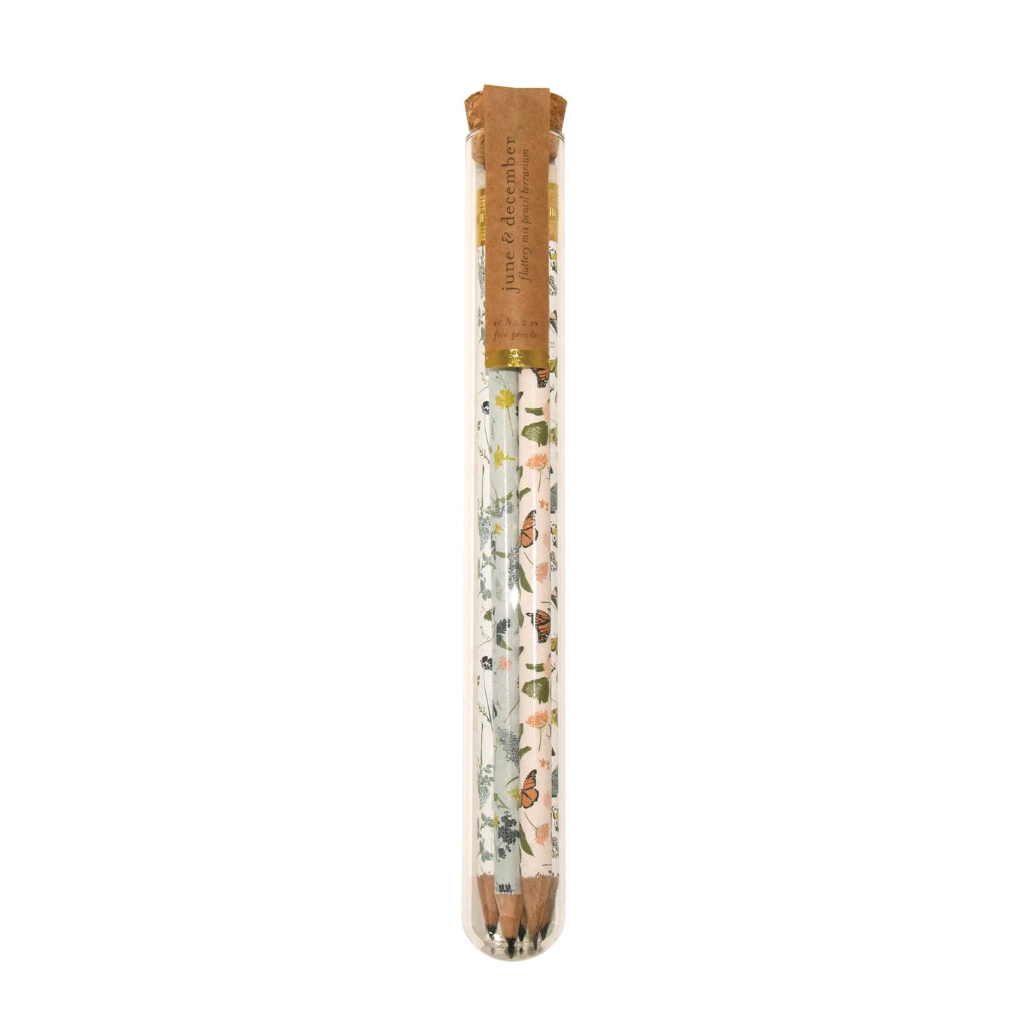 June December Fluttery Mix Terrarium Pencils