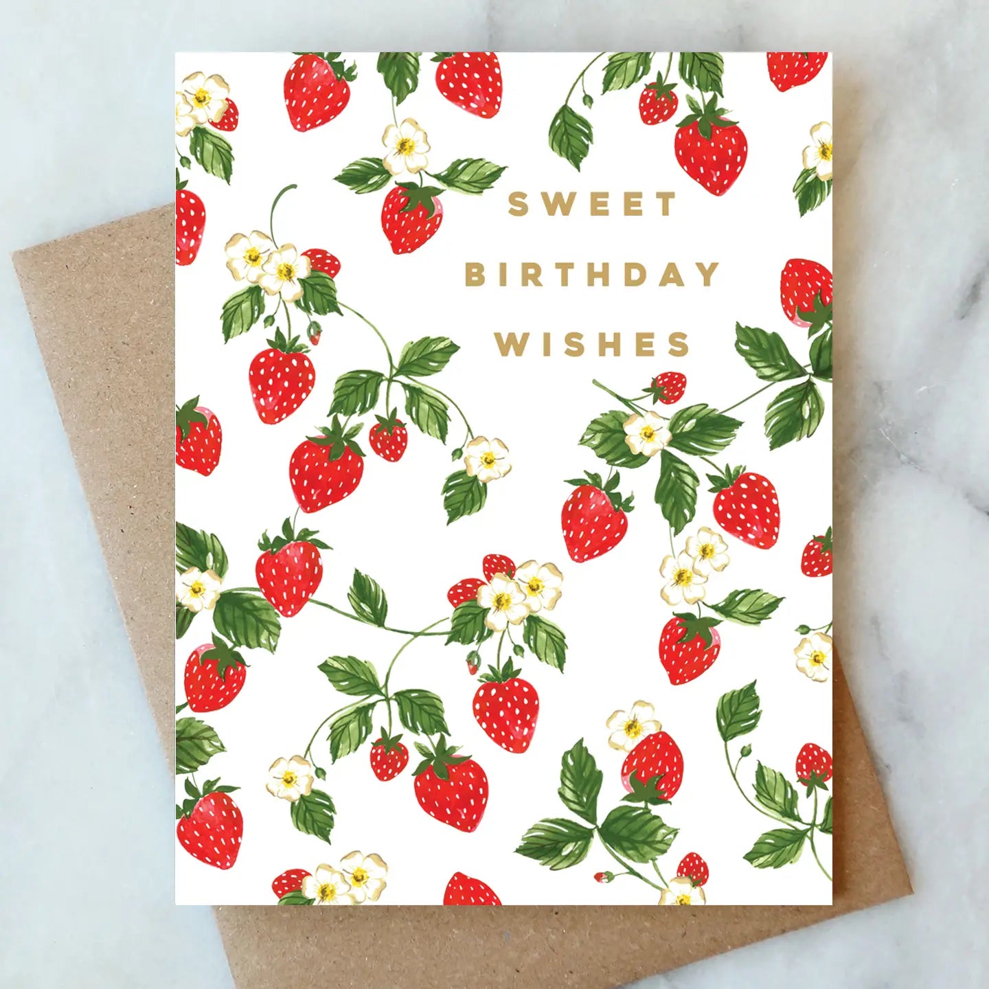 Abigail Jayne Design Strawberry Birthday Greeting Card