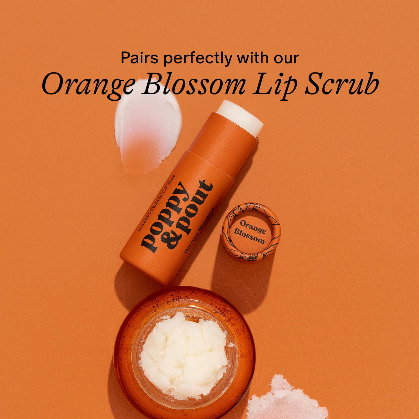 Poppy & Pout Lip Balm, Orange Blossom