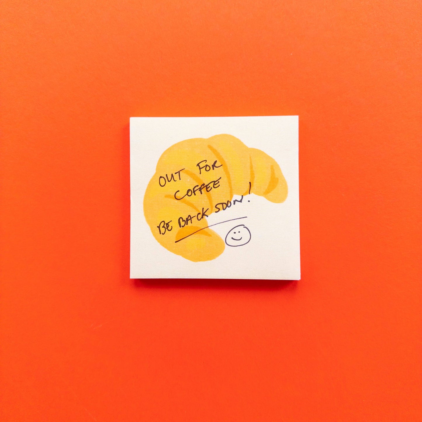 Mel Andrel Croissant Sticky Notes