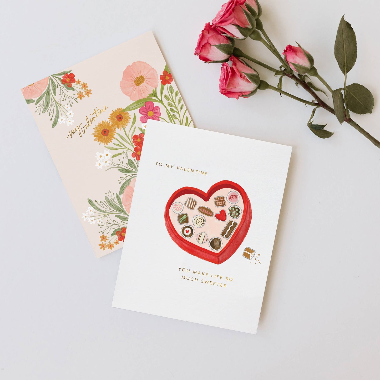 Ramona + Ruth Chocolate Valentine Card