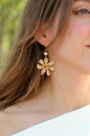 Ferro + Fawn Beaded Flora Earrings