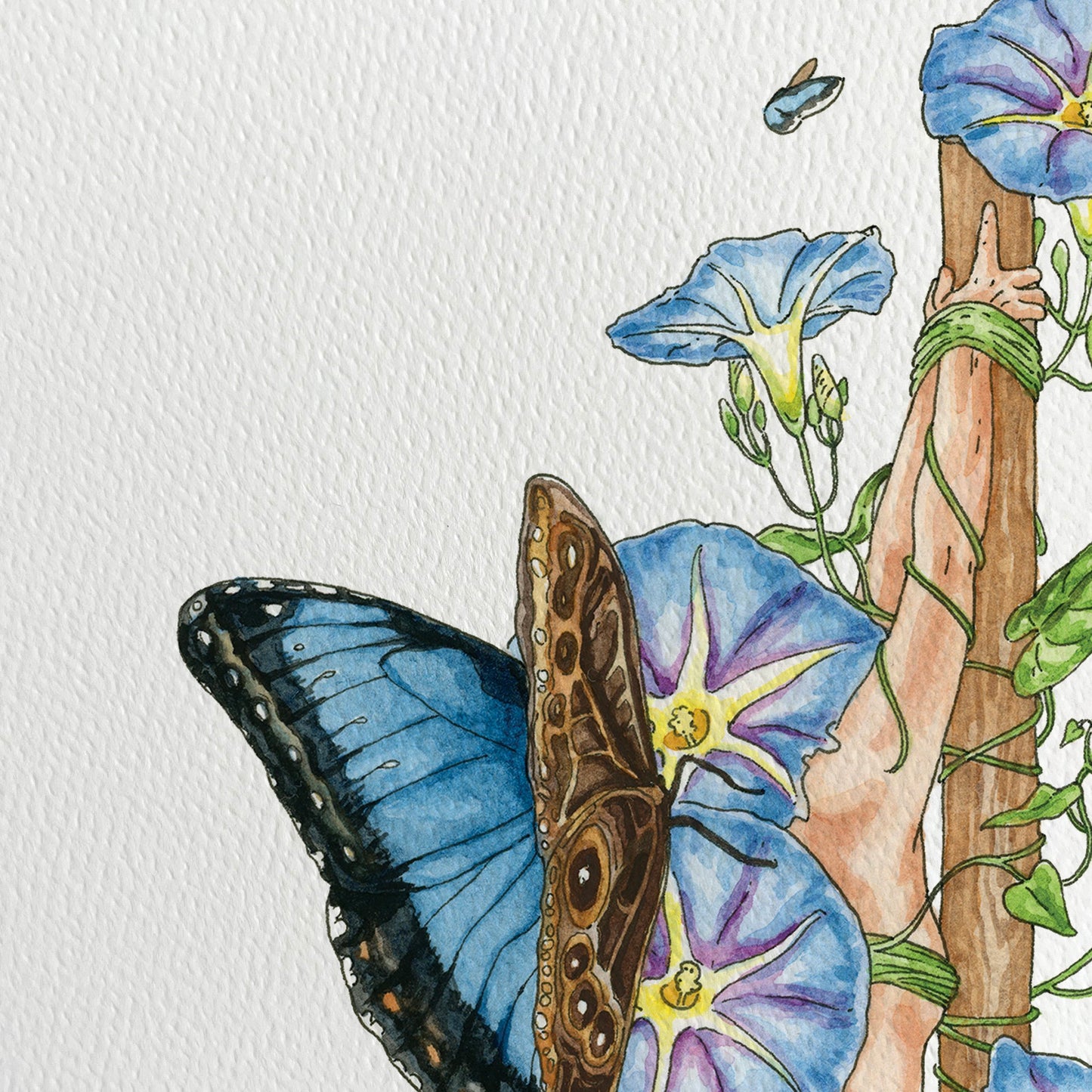 Maridad Studio Bound by Morning Glory Print