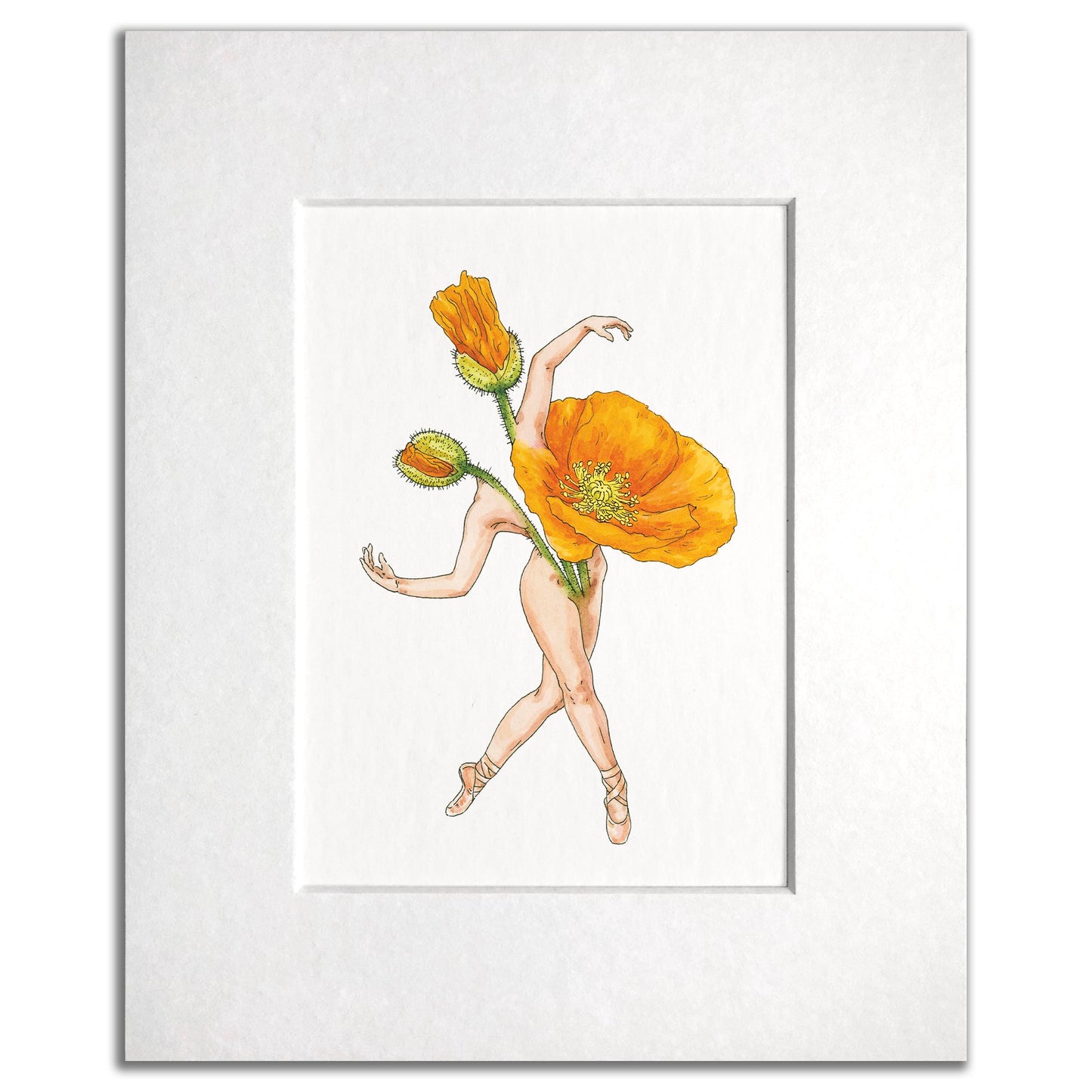 Maridad Studio California Poppy Print