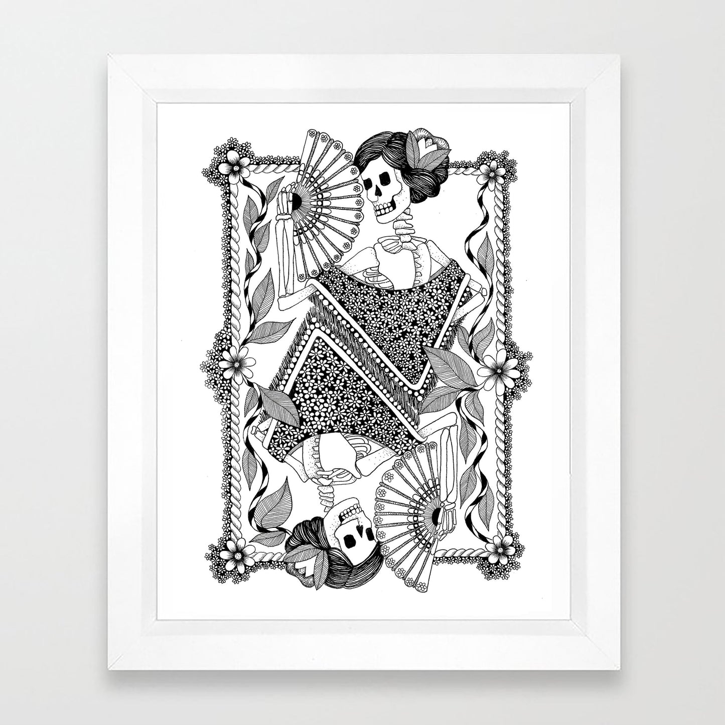 Laura Clay Art Catrina Print