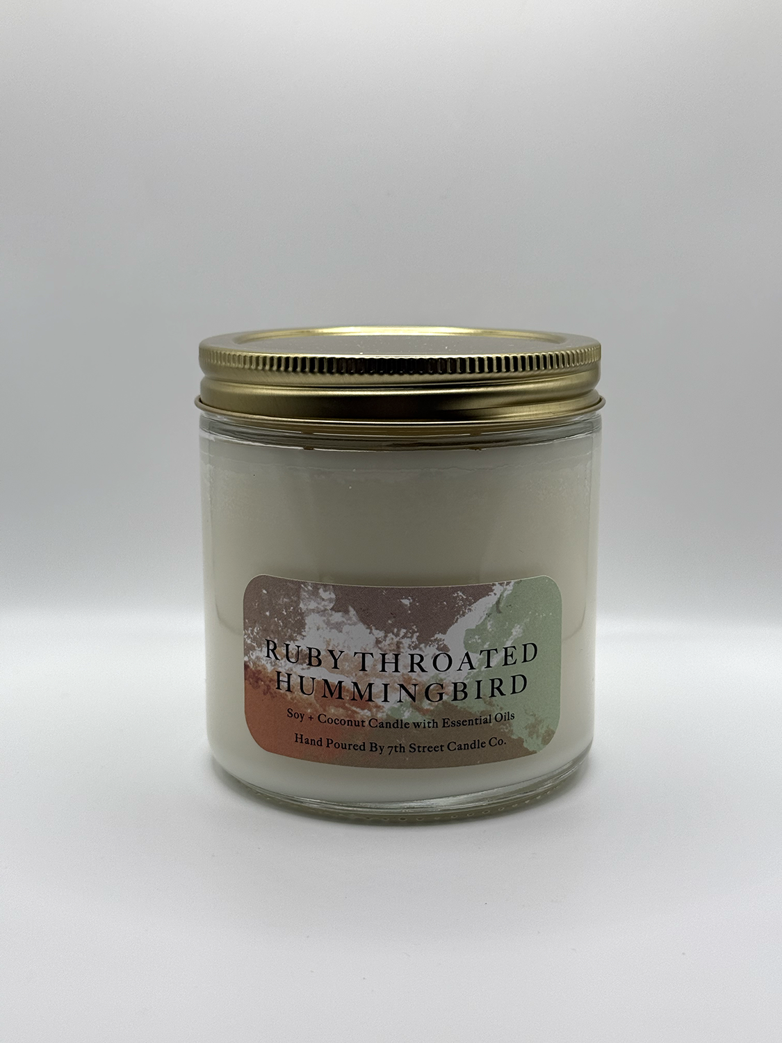Ruby-Throated Hummingbird Candle