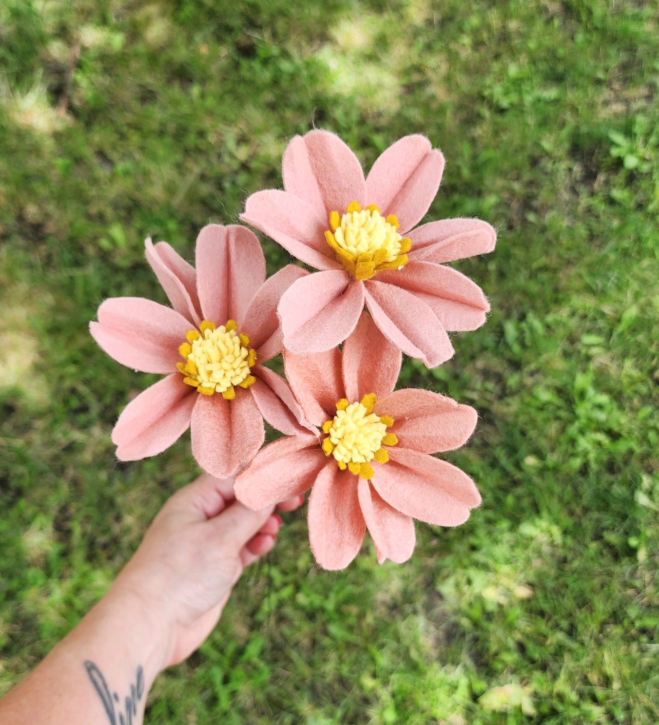 Madymae Felt Florals Felt Cosmos