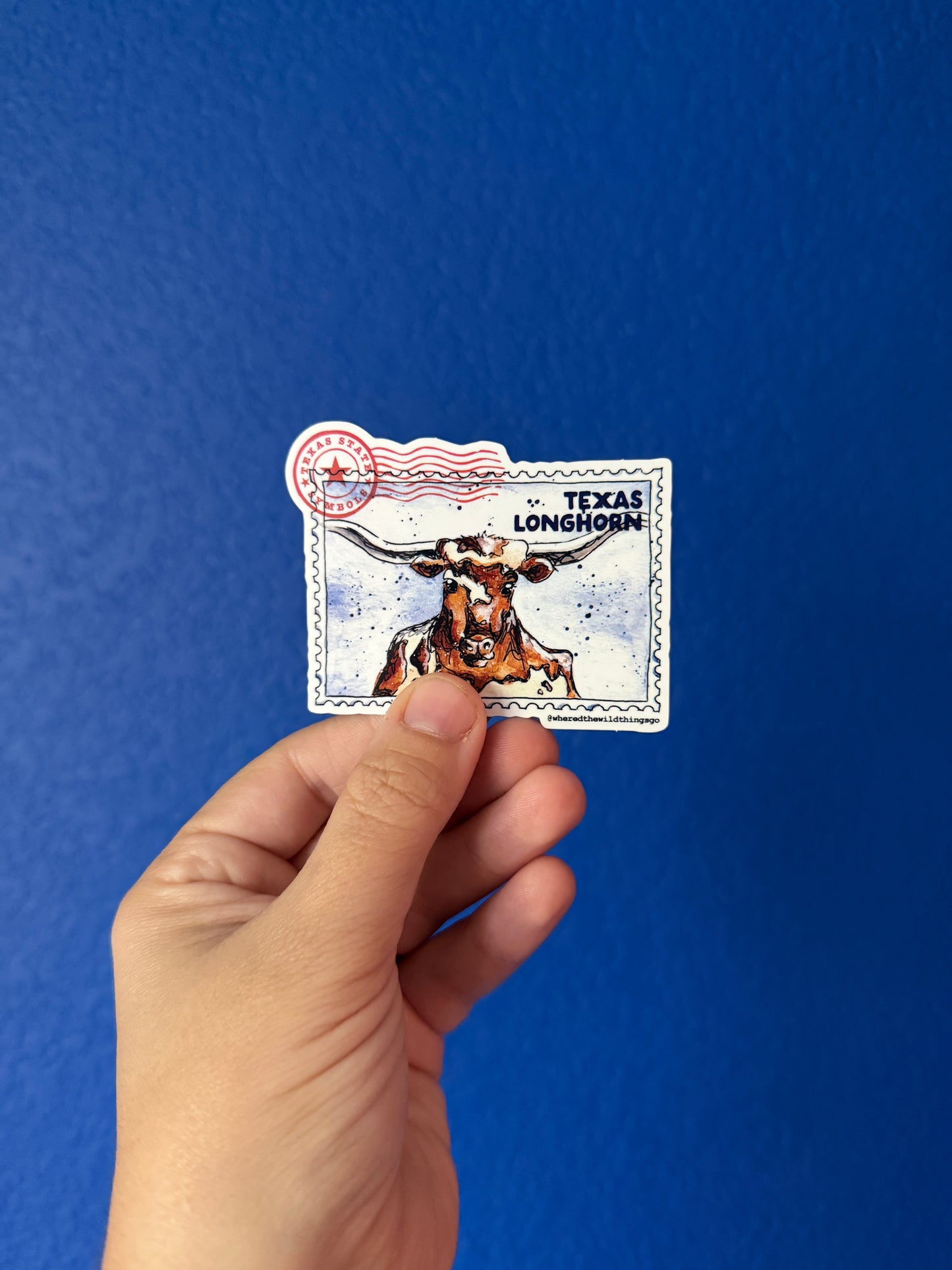 Where’d The Wild Things Go Texas Longhorn Sticker