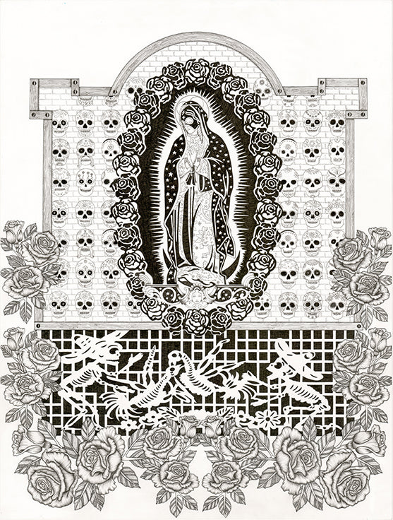 Laura Clay Art La Virgen Print