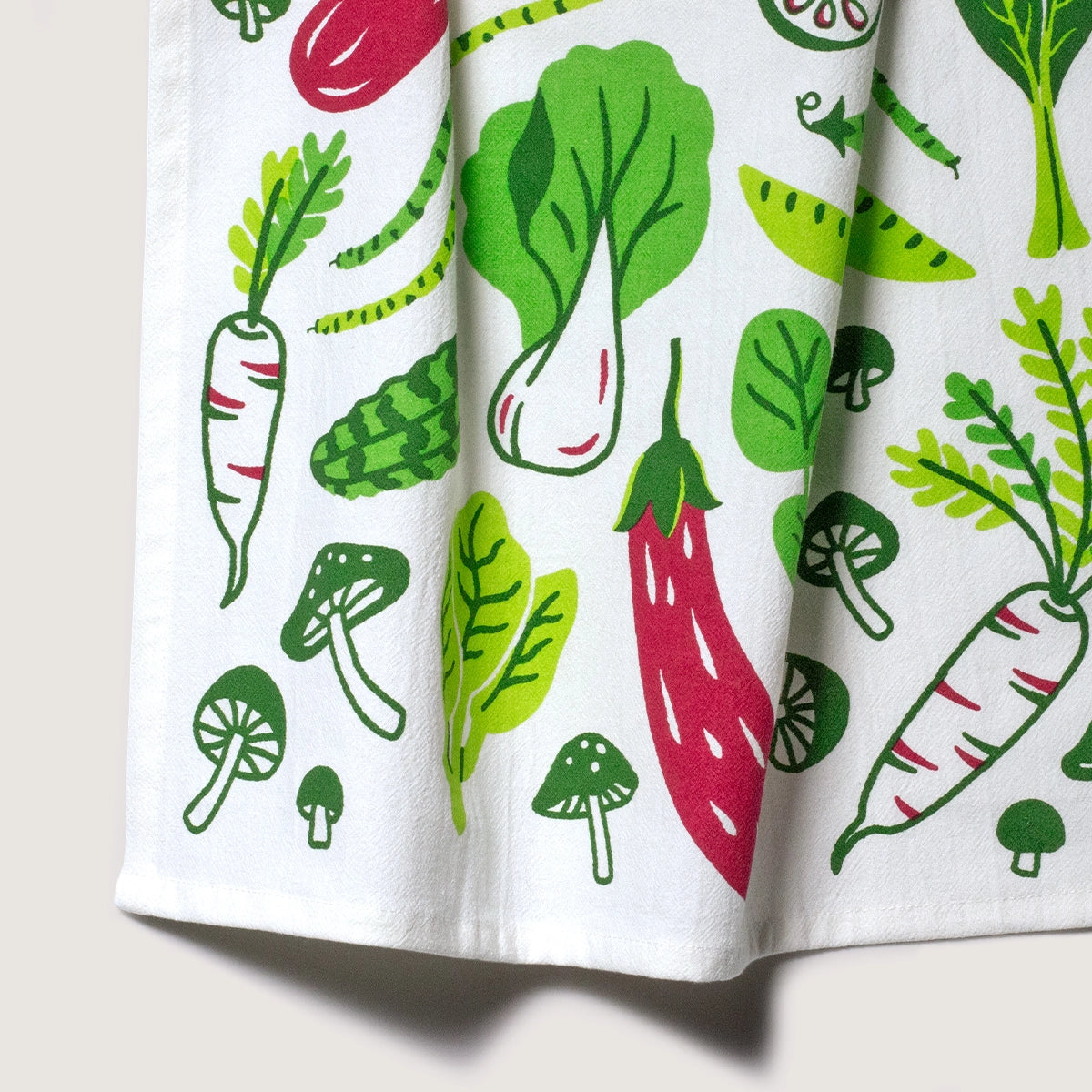 Seltzer Goods Asian Veggies Tea Towel