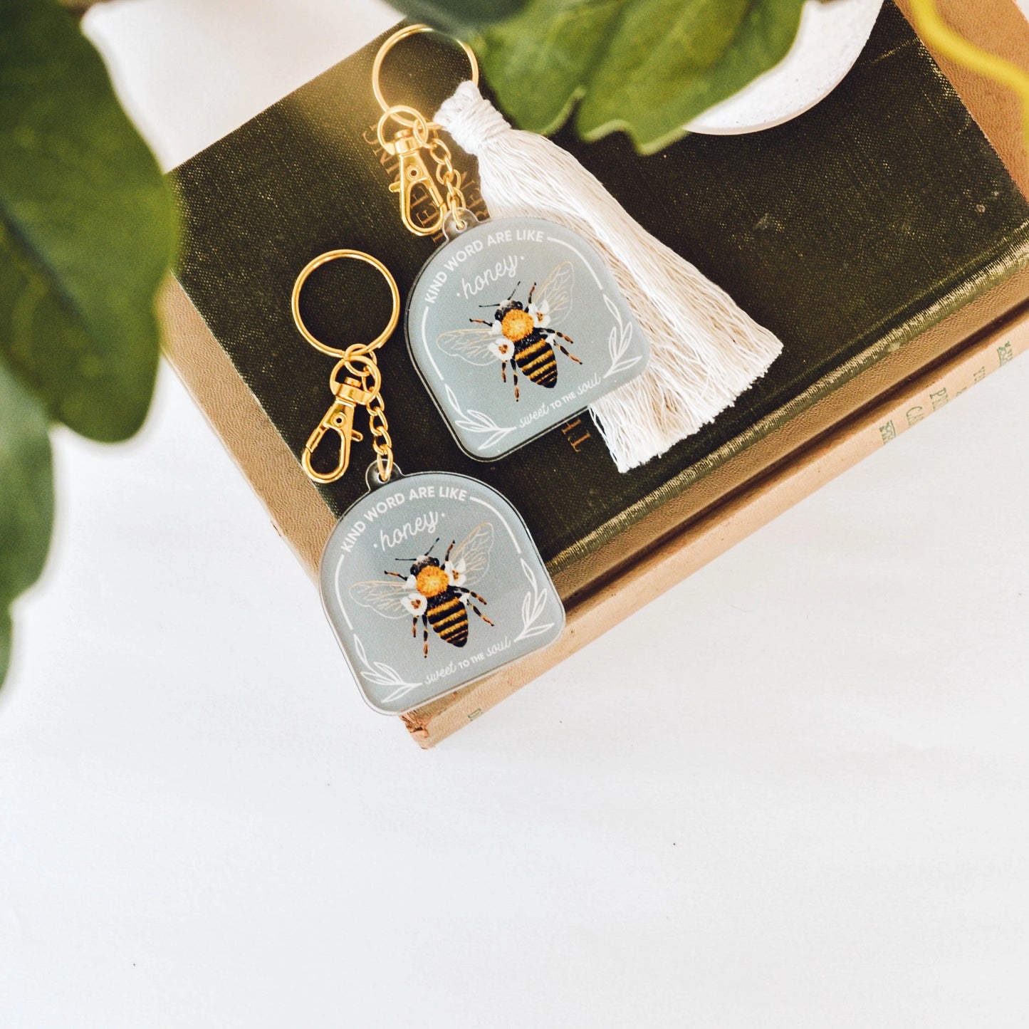 Jo Creative Co Bee Acrylic Keychain