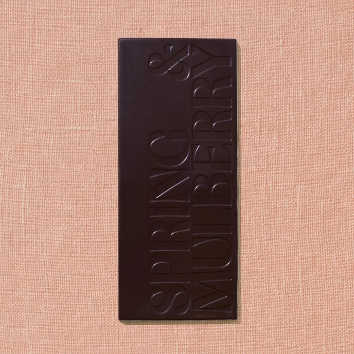 Spring & Mulberry Bergamot Date-Sweetened Dark Chocolate