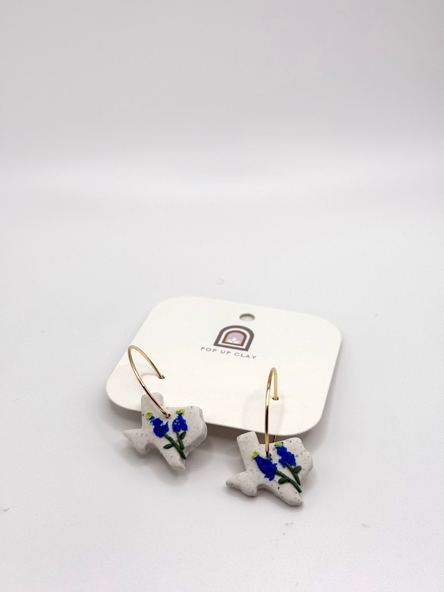 Pop Up Clay Bluebonnet Hoops