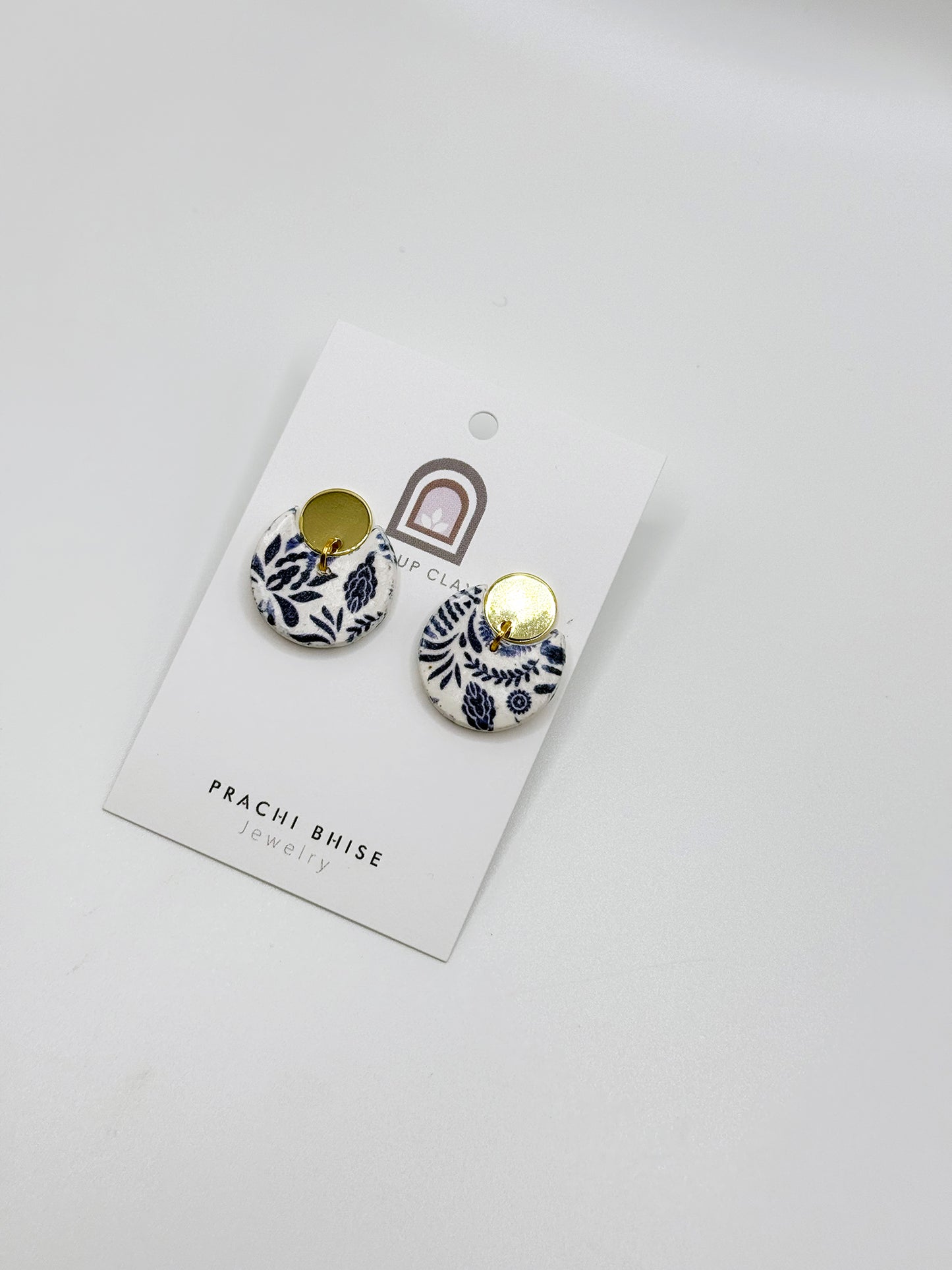 Pop Up Clay Floral Earrings