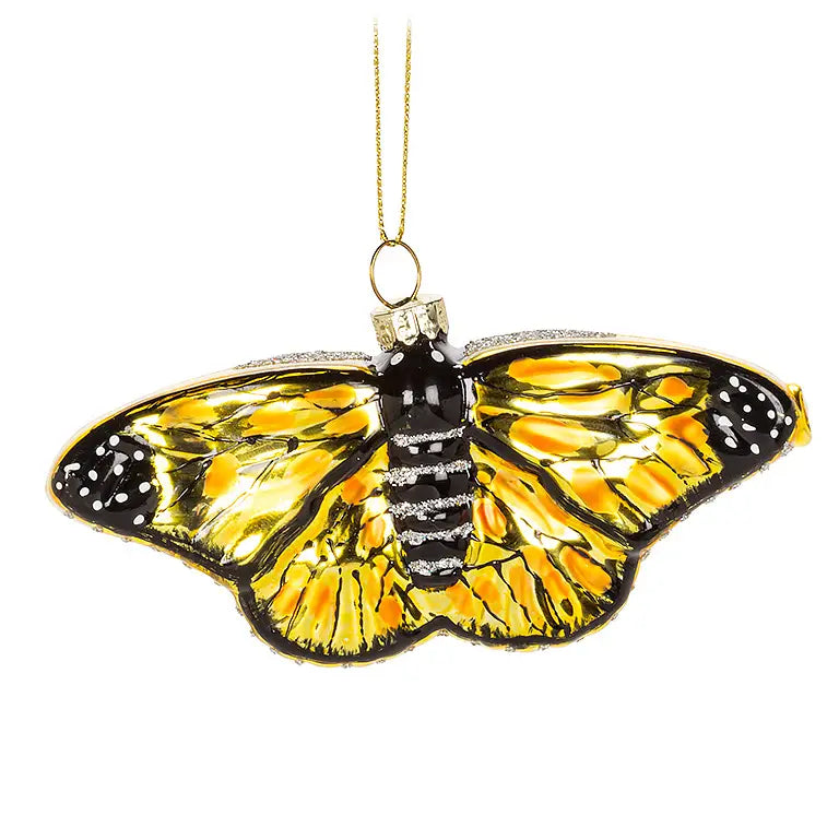Glass Butterfly Ornament