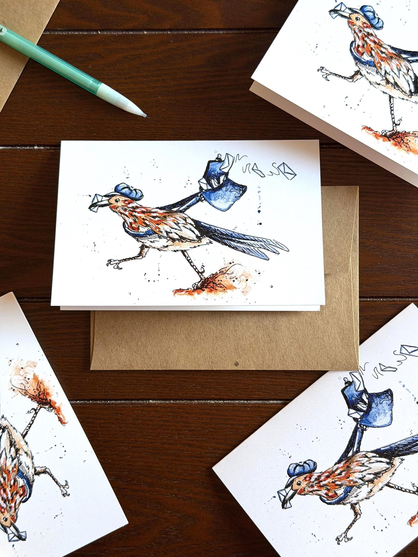 Where’d The Wild Things Go Roadrunner Mail Carrier On the Run Card