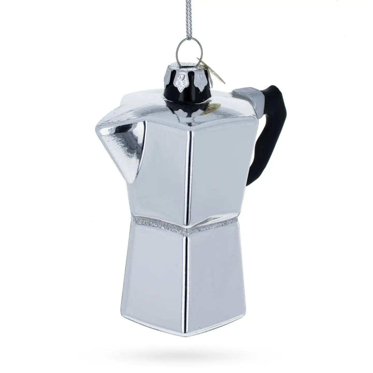 Espresso Maker Coffee Lover Glass Ornament