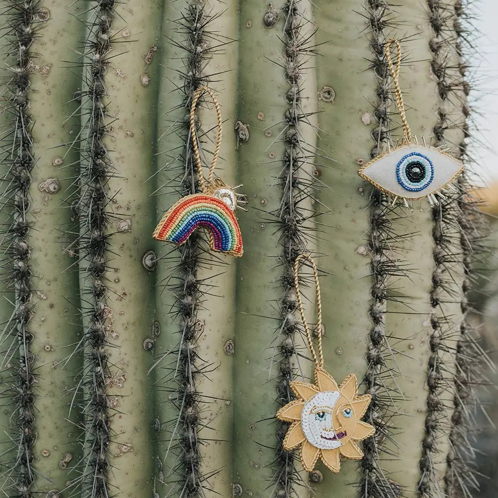 Matr Boomie Fair Trade Larissa Plush Evil Eye Felt Ornament