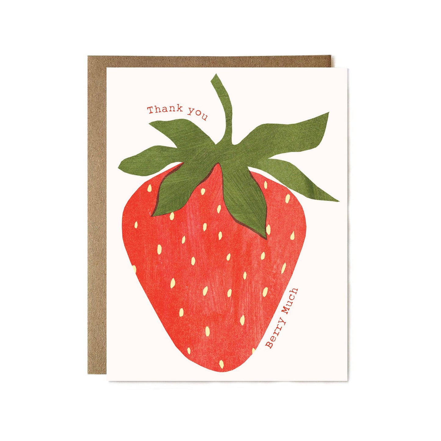 Ula Bloom Thank You Berry Much Strawberry Card