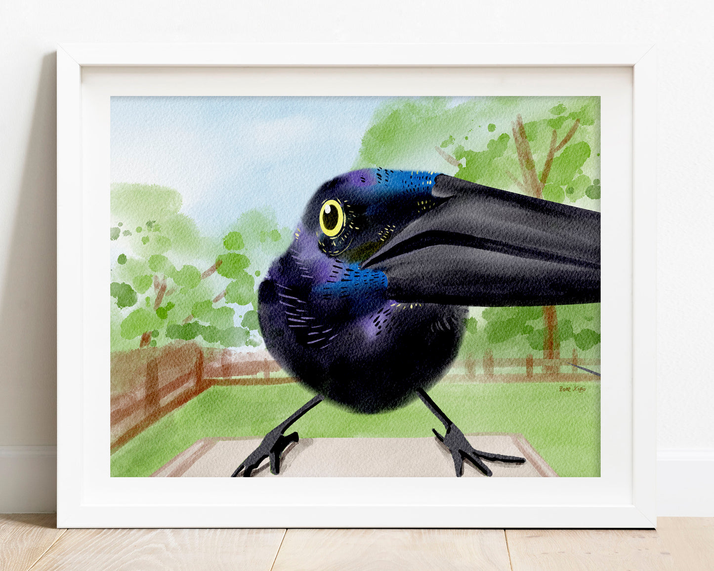 Zoee Xiao Grackle Print