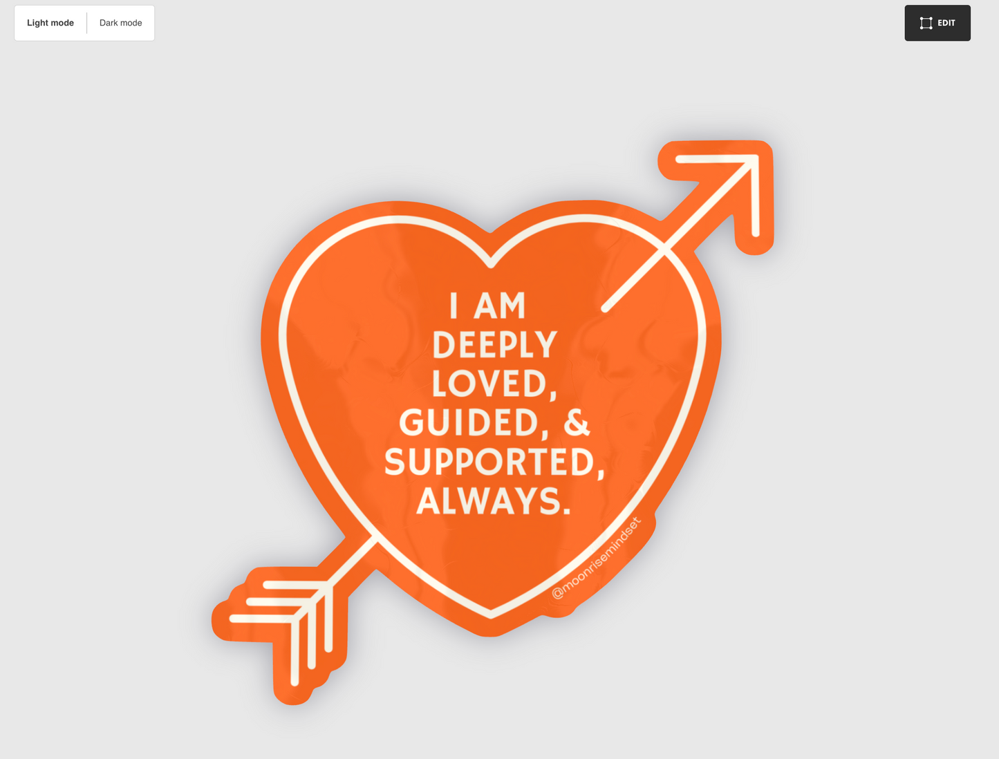 Moonrise Mindset Guided + Supported Sticker