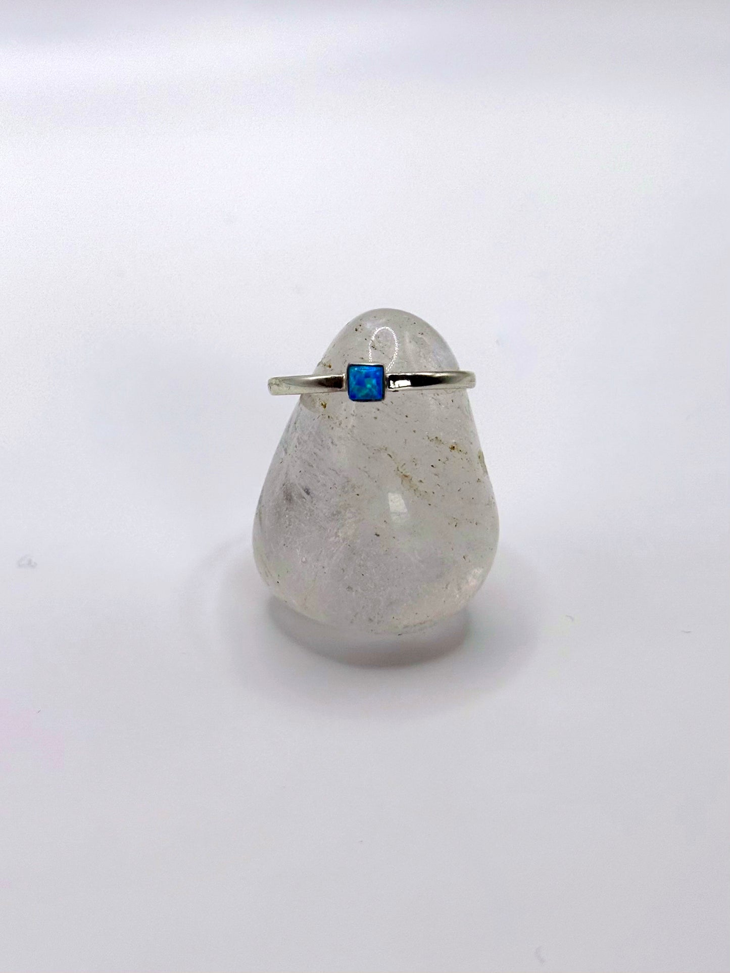 Opal Dreams Jewelry Square Welo Opal Ring