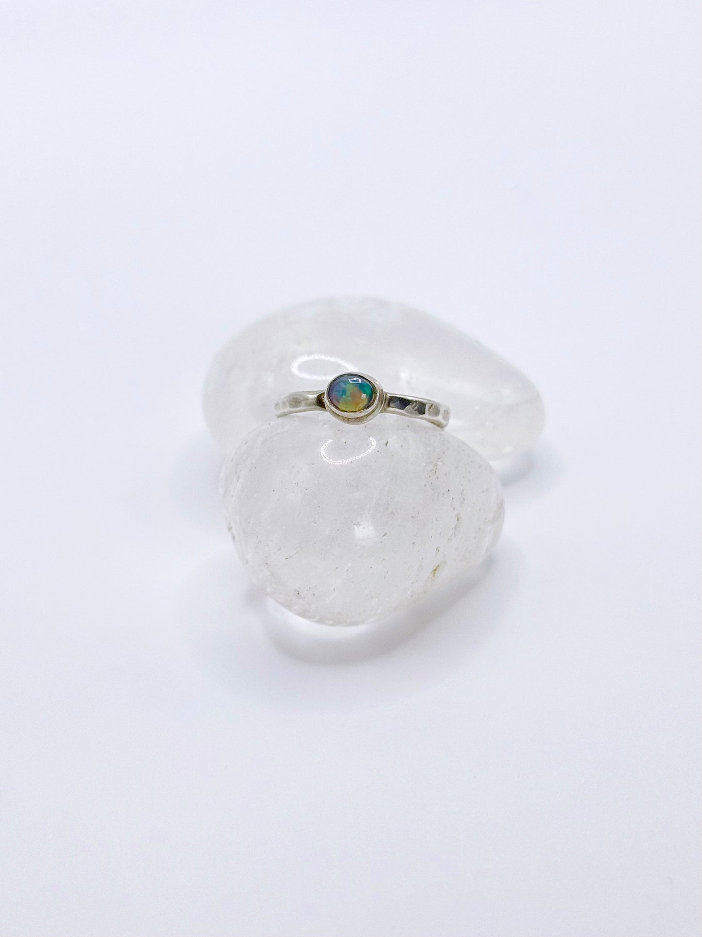 Opal Dreams Jewelry Black Opal Stacking Ring