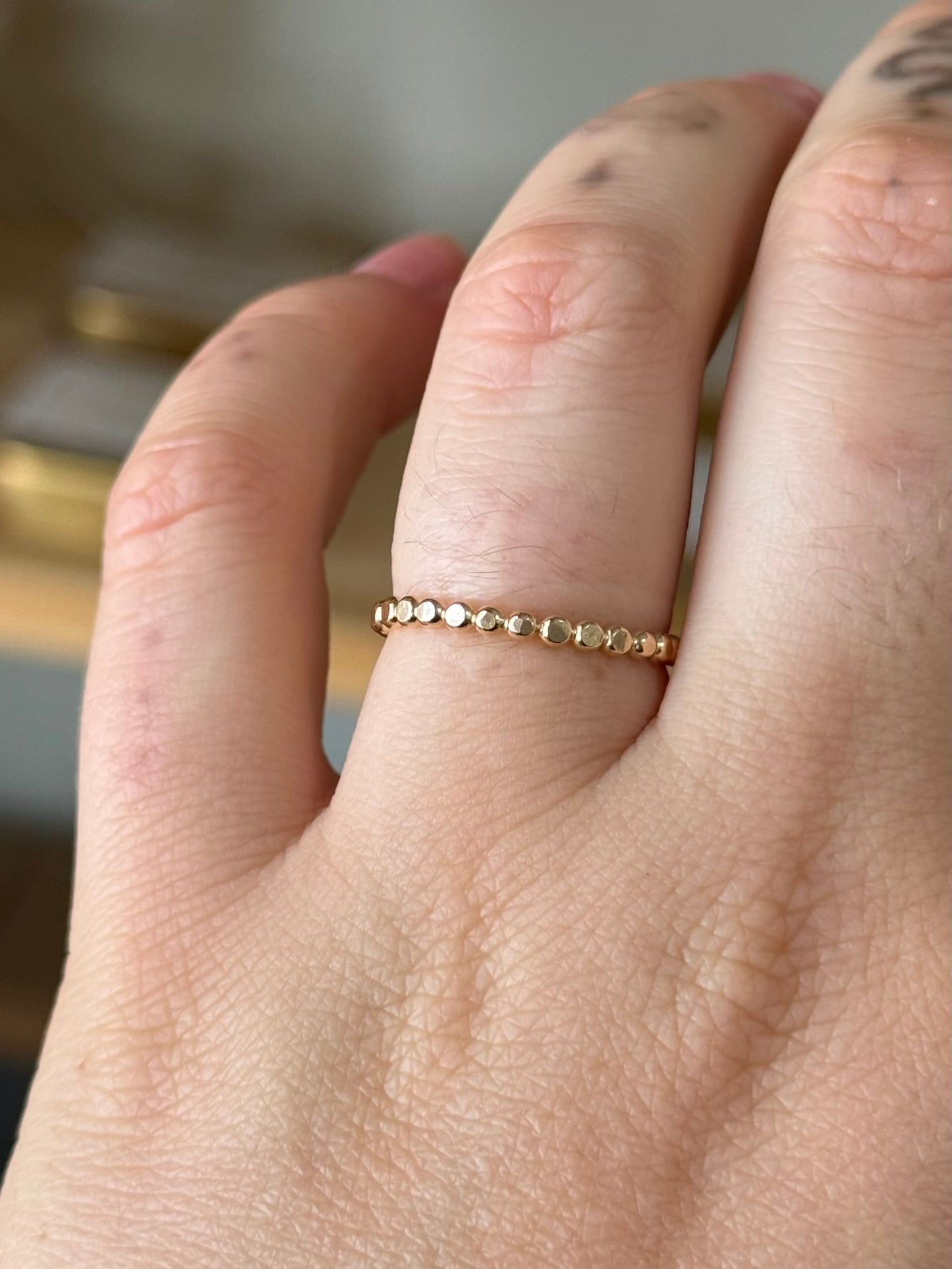 Opal Dreams Jewelry 14k Gold Fill Beaded Ring