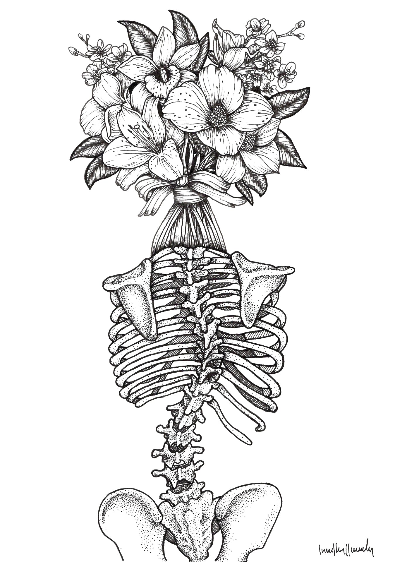 Laura Clay Art In Bloom VII Print