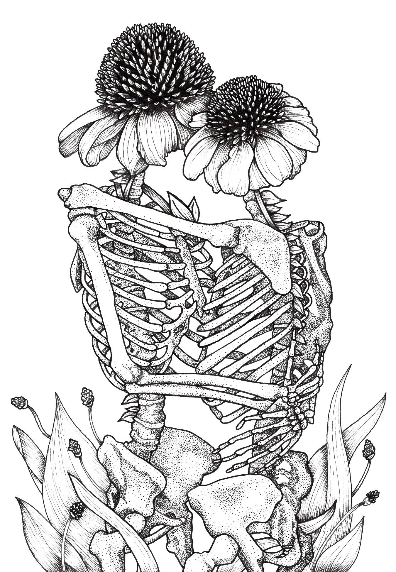 Laura Clay Art In Bloom VI Print