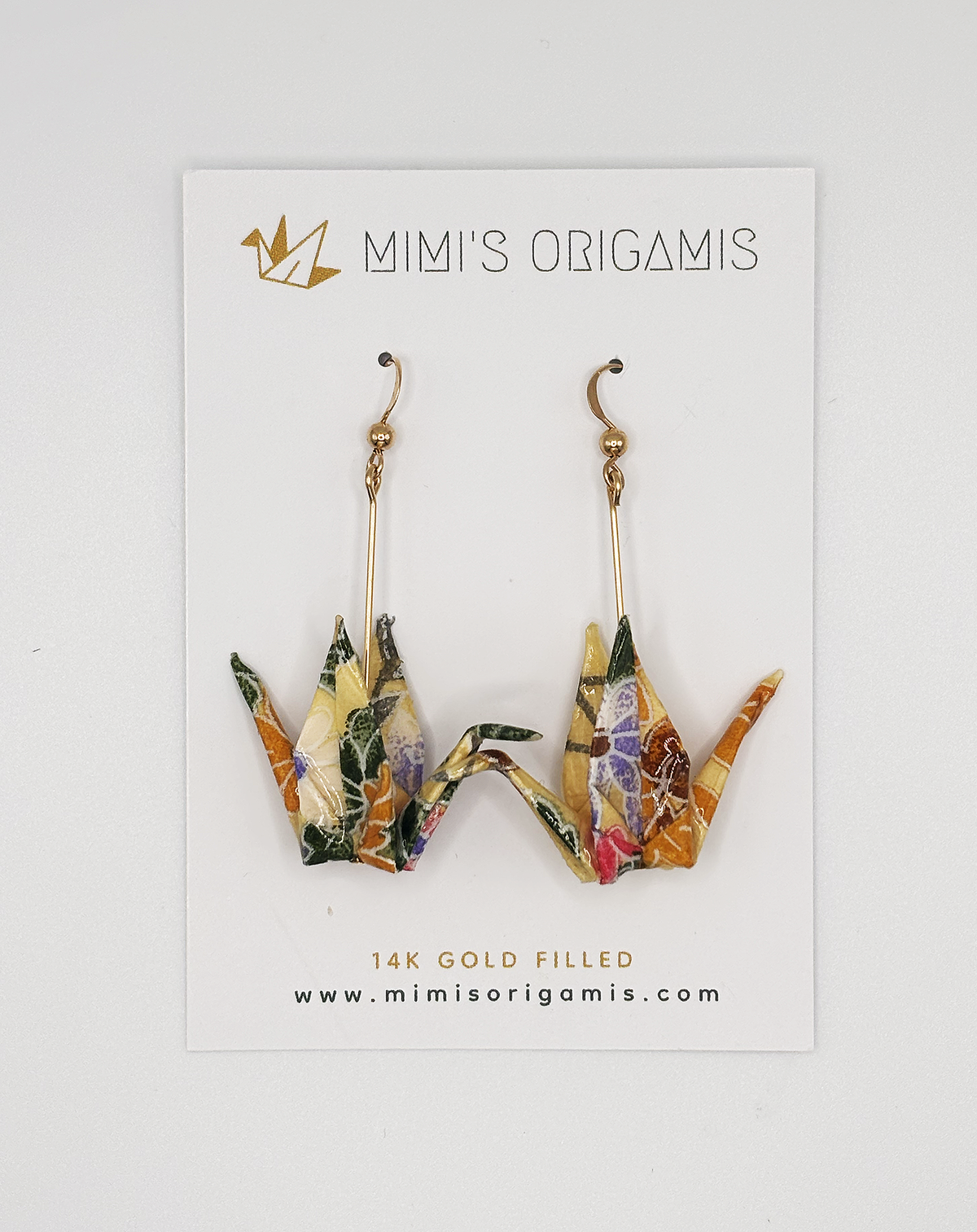Mimi's Origamis Large Crane Earrings