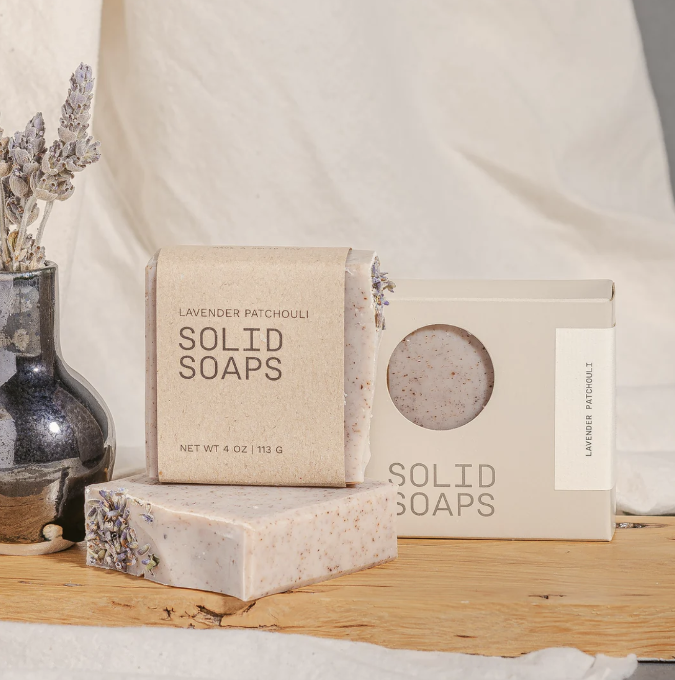 Solid Soaps Lavender Patchouli Soap Bar