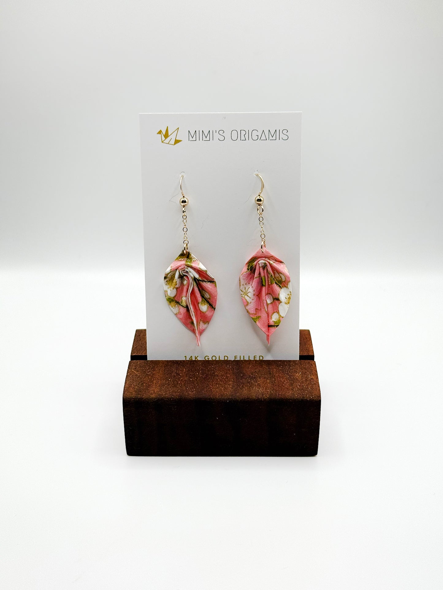 Mimi's Origamis Leaf Earrings