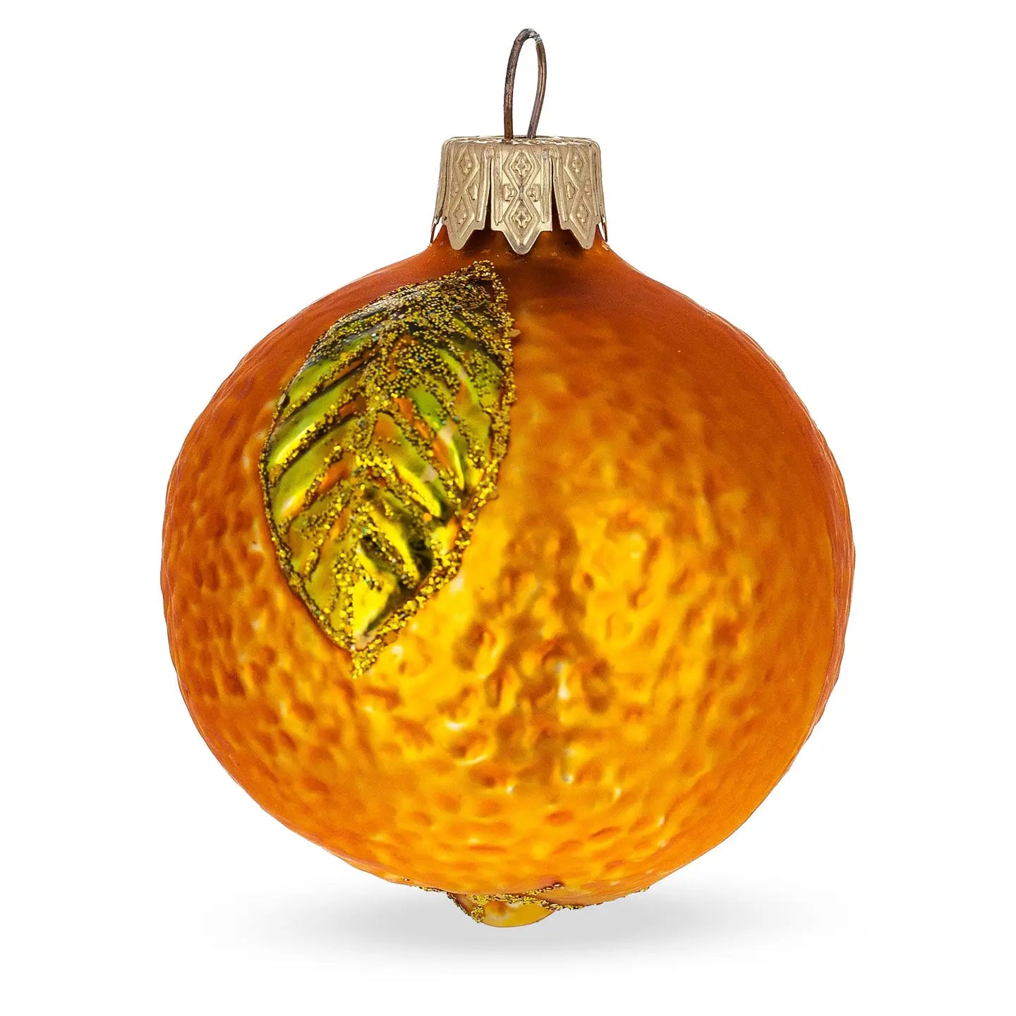 Orange Glass Ornament