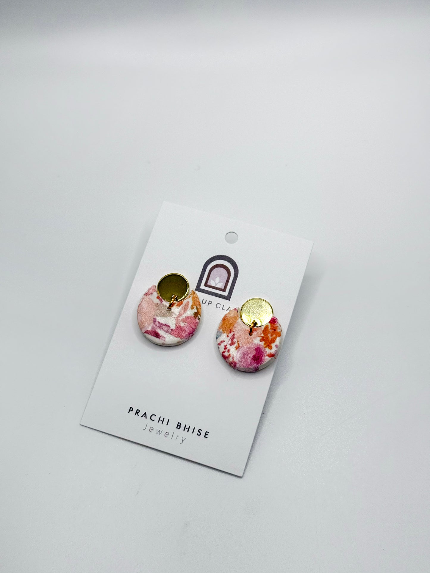 Pop Up Clay Floral Earrings