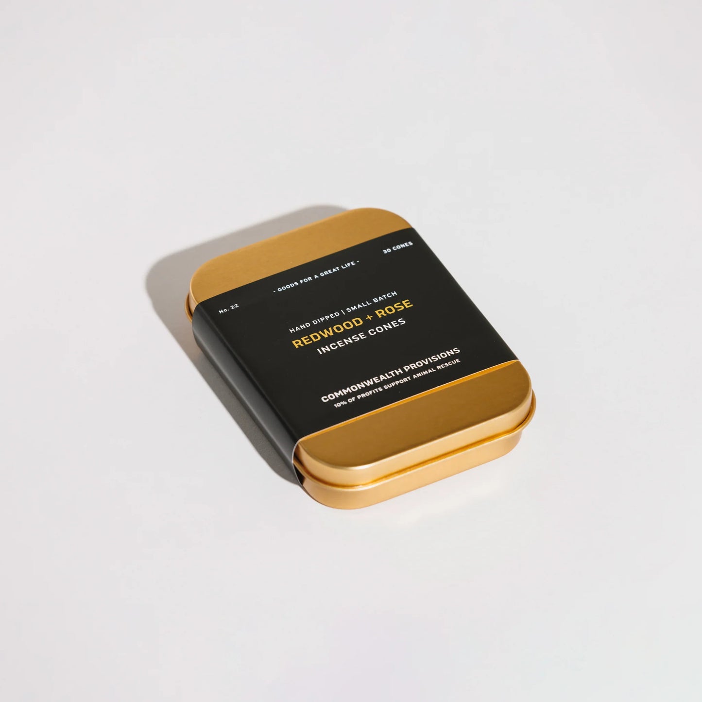 Commonwealth Provisions Redwood + Rose Incense Cones