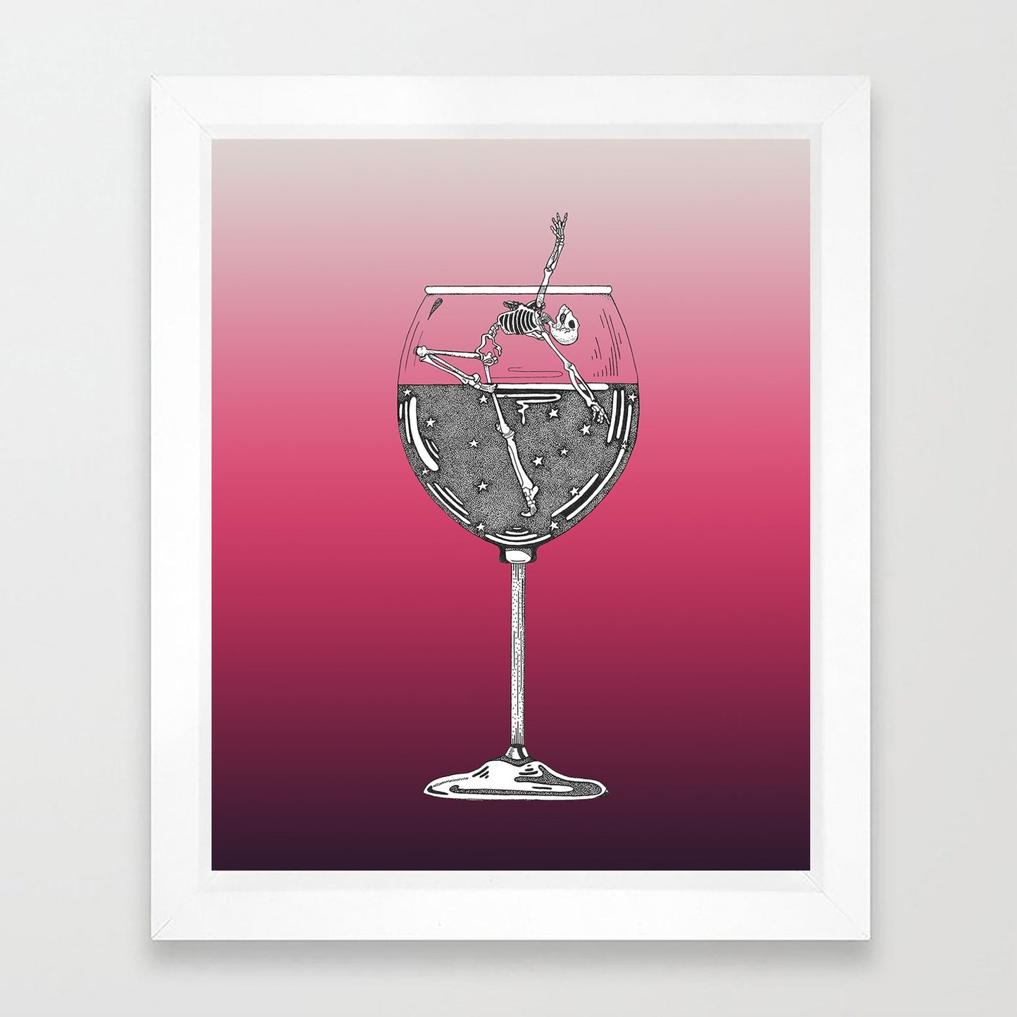 Laura Clay Art Salud Sangria Print