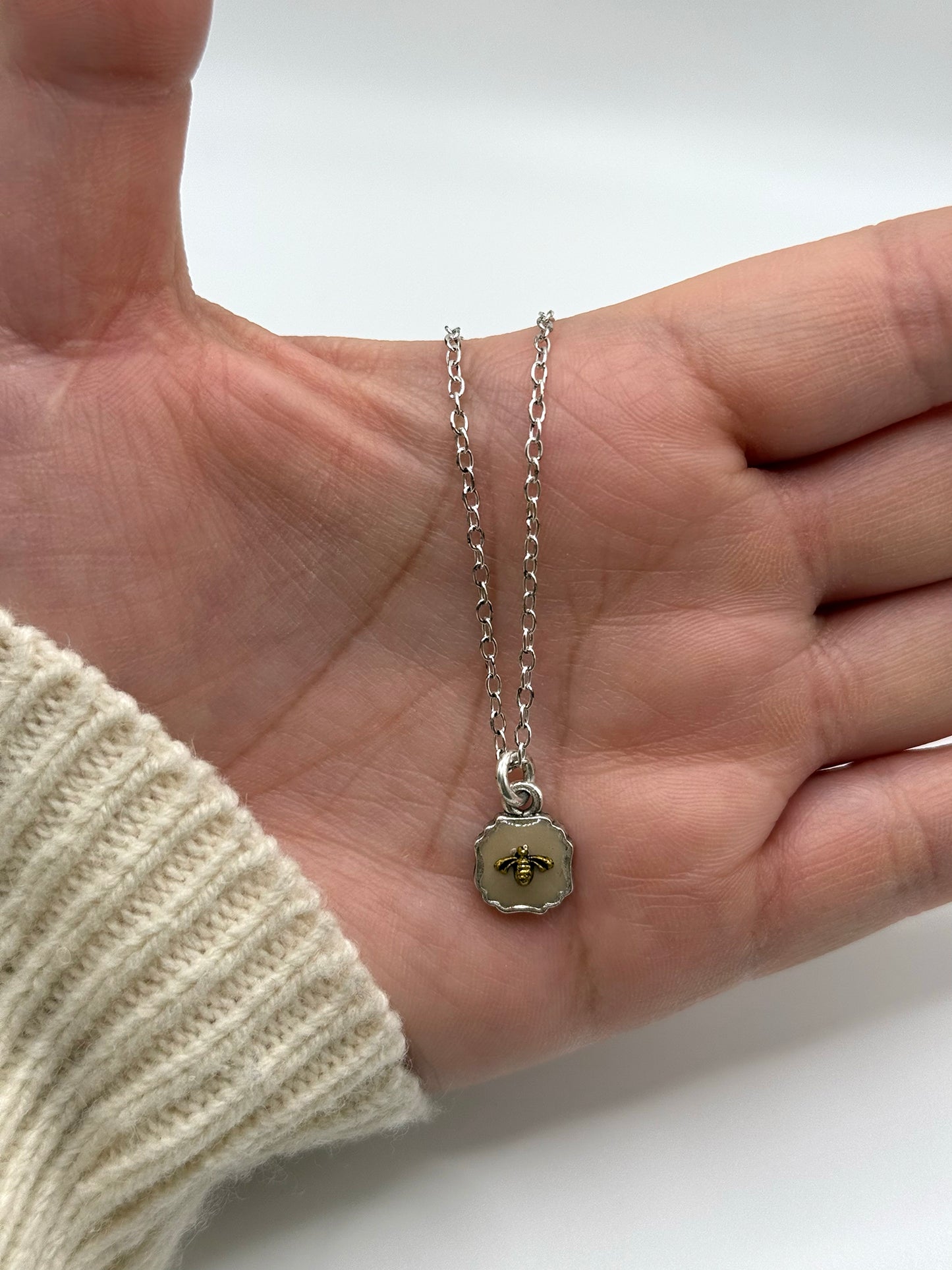 Bee Mary Bee Melt Necklace