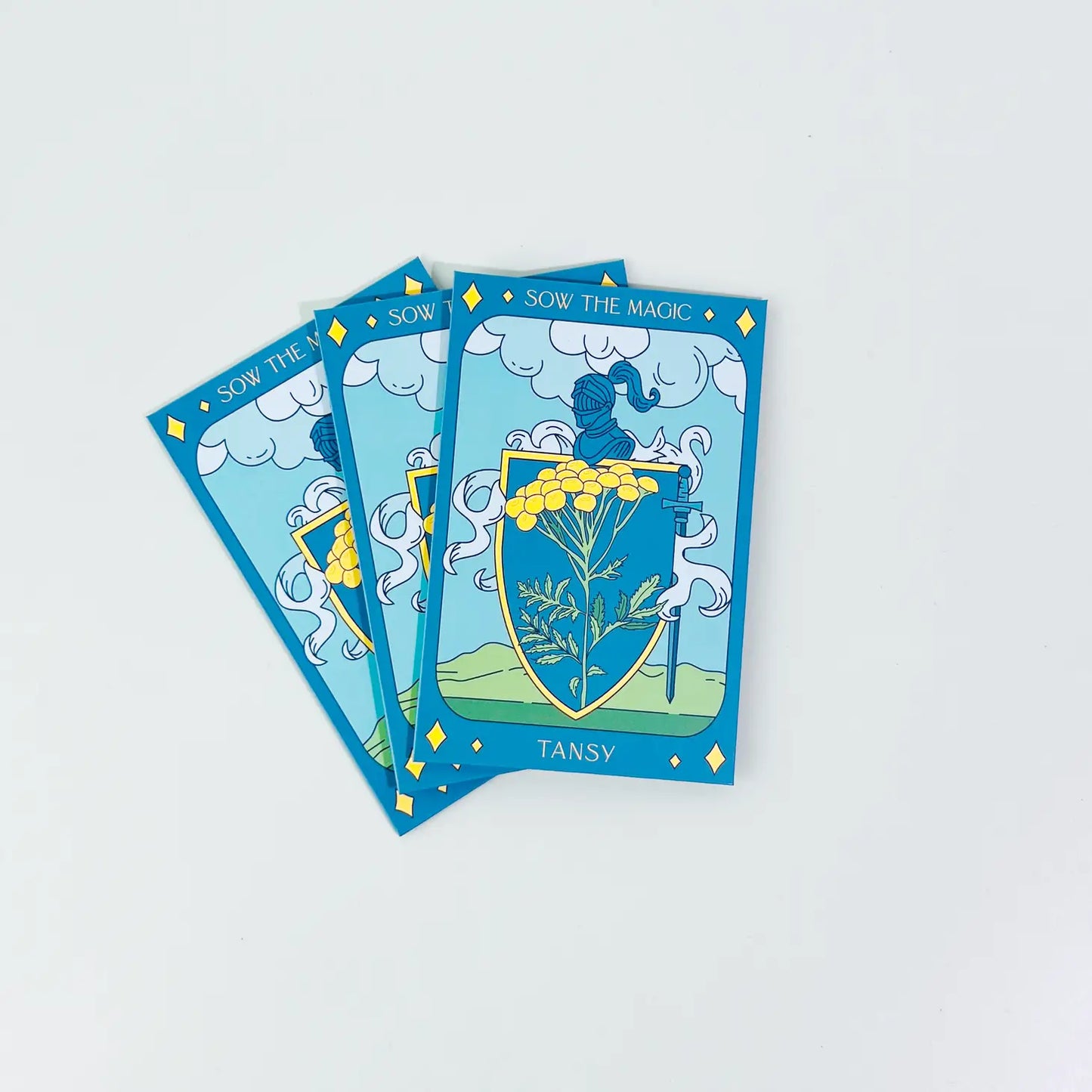 Sow the Magic Tansy Tarot Seed Packet