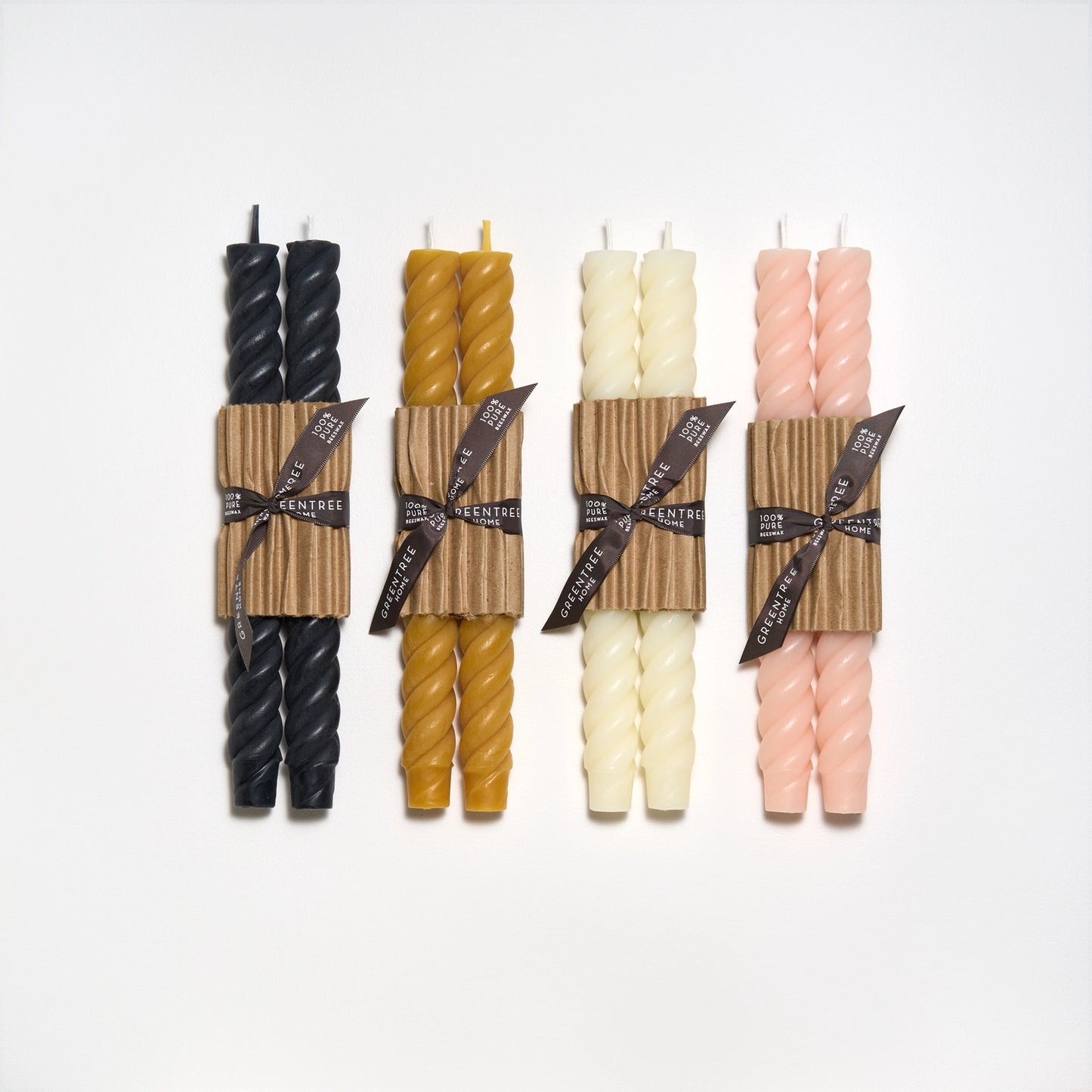 Greentree 10" Rope Taper Candles