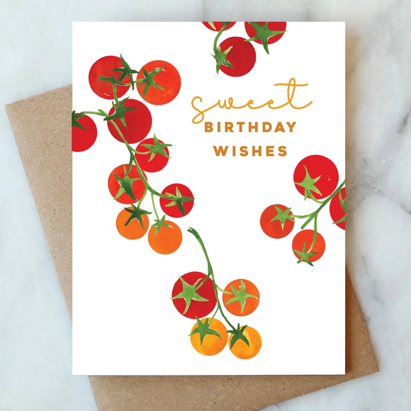 Abigail Jayne Design Tomato Birthday Greeting Card | Birthday Card