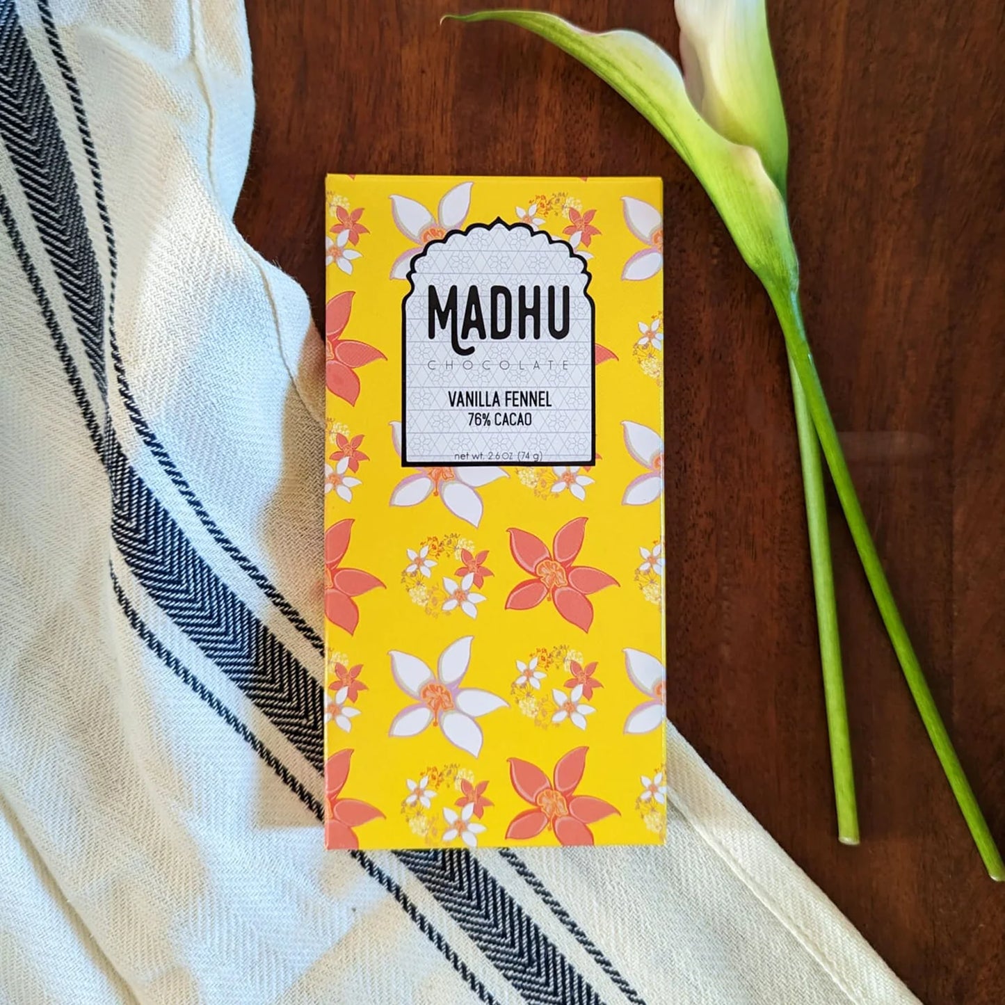 Madhu Chocolate Vanilla Fennel Chocolate