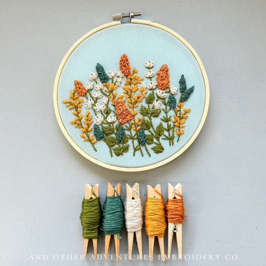 And Other Adventures Embroidery Co Embroidery Kit - Winslow in Marigold