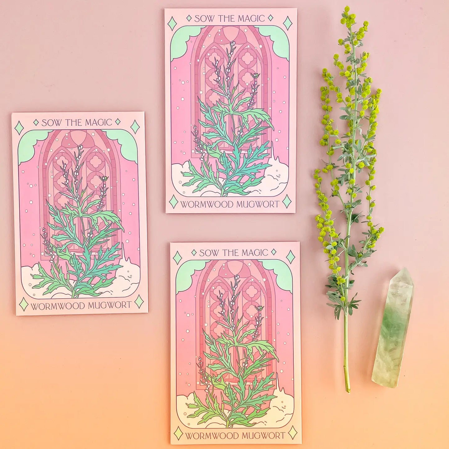 Sow the Magic Wormwood Mugwort Tarot Seed Packet