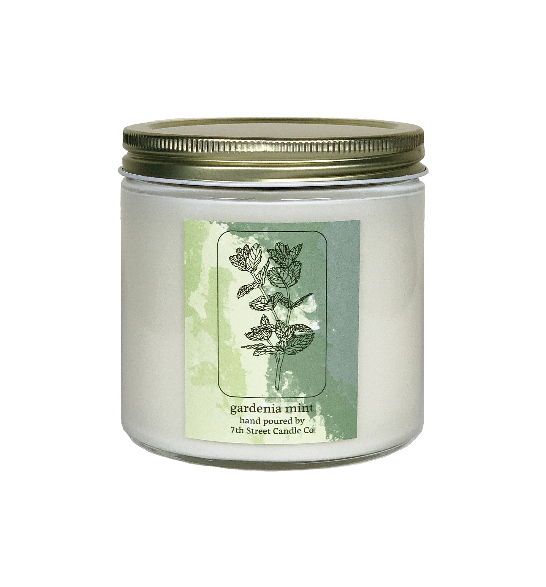 gardenia mint candle