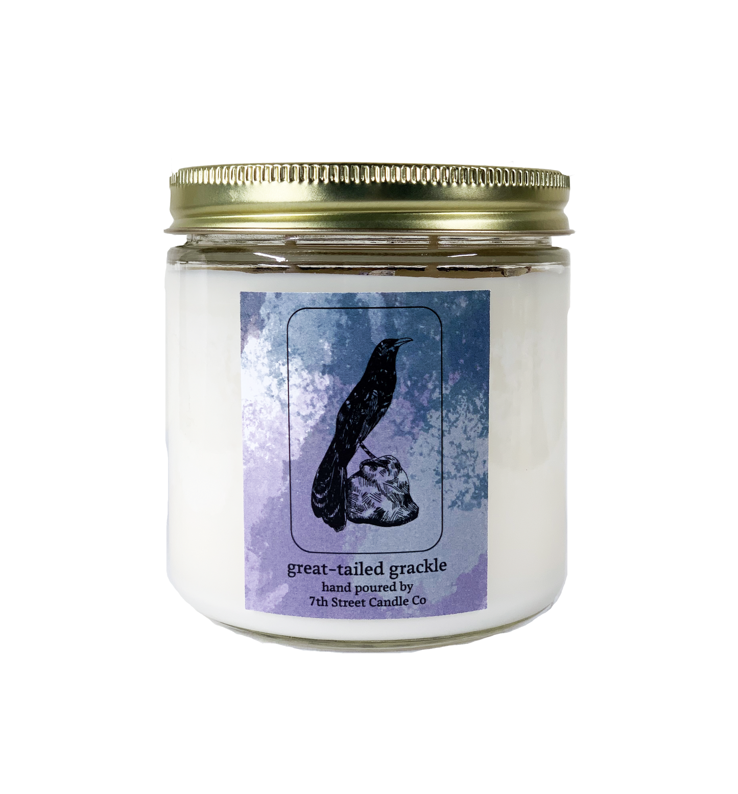 Great-Tailed Grackle Candle