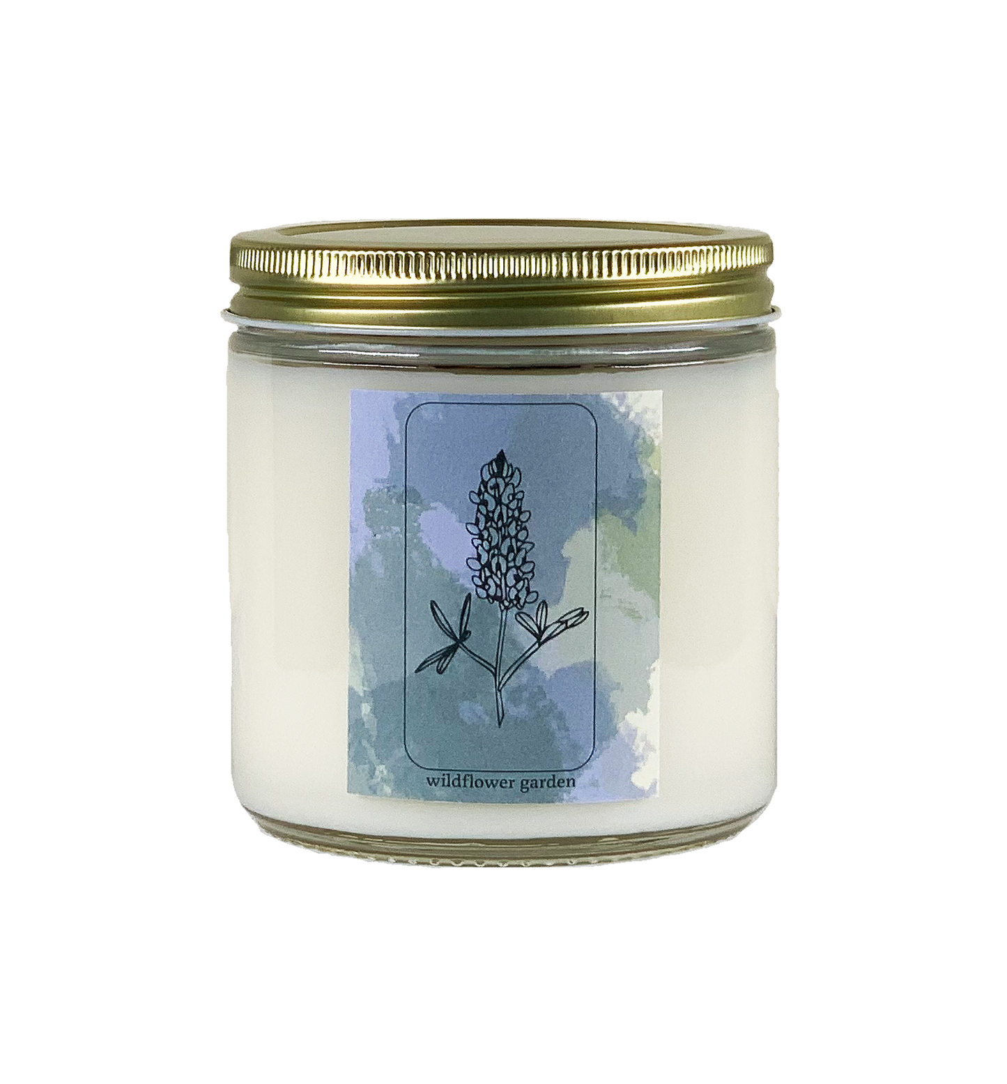 Wildflower Candle hand-poured in Austin TX