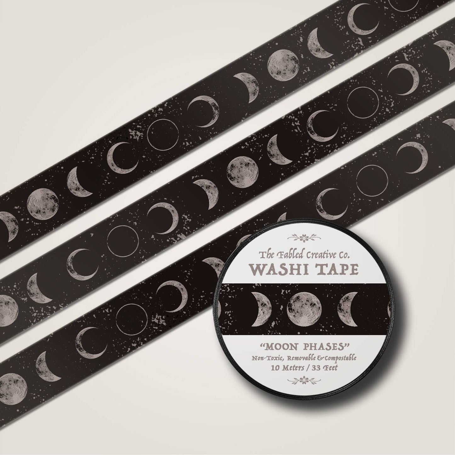 The Fabled Creative Co. Moon Phases Washi Tape