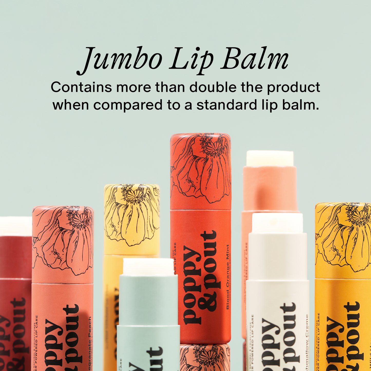 Poppy & Pout Lip Balm, Marshmallow Creme