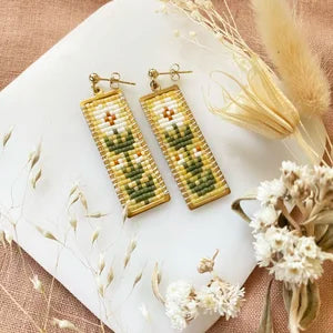 Ferro + Fawn Beaded Golden Hour Earrings